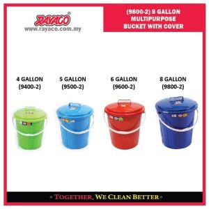 (9800-2) EMBER SERBAGUNA 8 GALON DENGAN PENUTUP