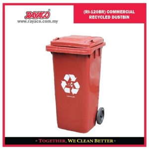 (RI-120BR) TEMPAT SAMPAH DAUR ULANG KOMERSIAL