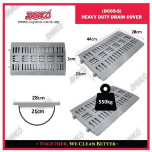(DC09-S) PENUTUP SALURAN PEMBUANGAN HEAVY DUTY