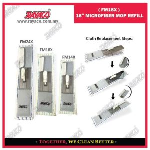 (FM18X) REFILL KAIN PEL MICROFIBER