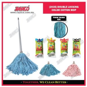 (2035) KAIN KATUN DOUBLE LOCKING WARNA (BENANG TIPIS)