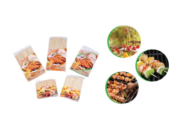 (SK300) TUSUKAN SATE BAMBU 12"