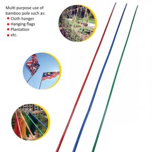 (8B) TIANG BAMBU BERLAPIS PLASTIK