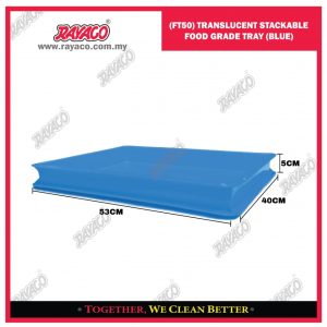 (FT50) NAMPAN SUSUN PLASTIK FOOD GRADE UNTUK INDUSTRI (BIRU)