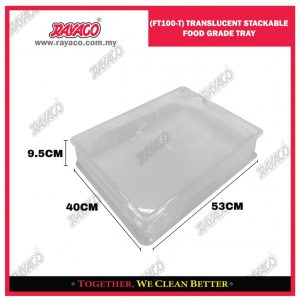 (FT100-T) NAMPAN SUSUN FOOD GRADE TRANSPARAN