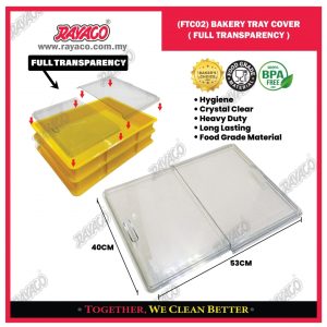 (FTC02) PENUTUP NAMPAN ROTI (TRANSPARAN)