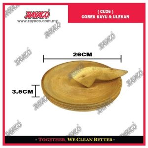 (CU26) COBEK KAYU & ULEKAN
