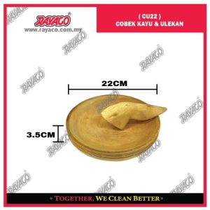 (CU22) COBEK KAYU & ULEKAN