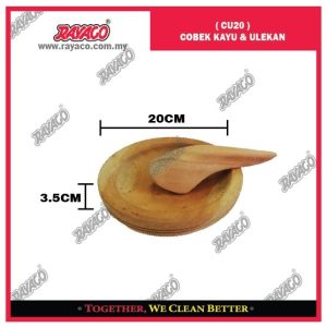 (CU20) COBEK KAYU & ULEKAN