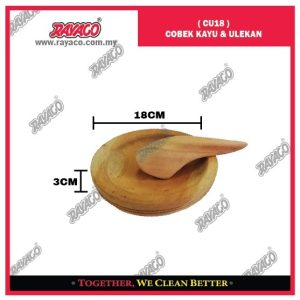 (CU18) COBEK KAYU & ULEKAN