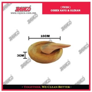 (CU16) COBEK KAYU & ULEKAN