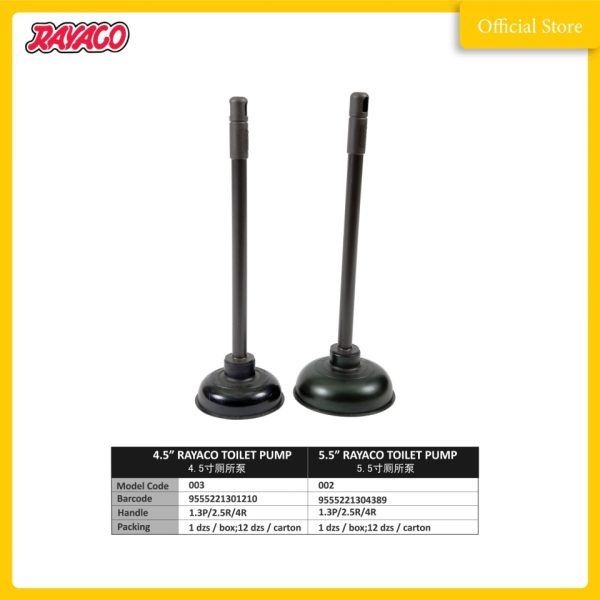 (002) POMPA TOILET RAYACO 5.5”