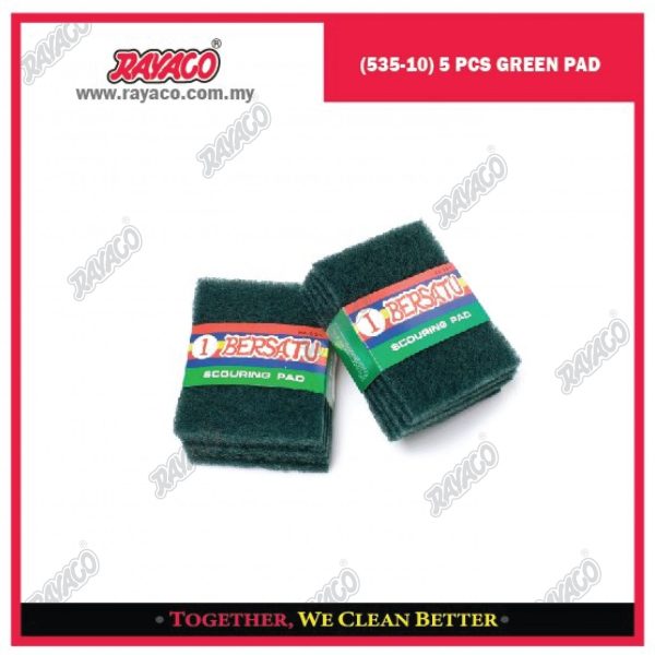 (535-10) 5 PCS BANTALAN (PAD) HIJAU