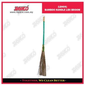 (LB404) SAPU LIDI DENGAN GAGANG BAMBU